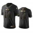 Men & Youth #14 Stefon Diggs Buffalo Black Golden Edition Jersey