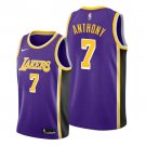 Men & Youth #15 Carmelo Anthony Los Anleges Lakers Statement Edition Purple Jersey