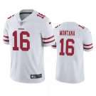 Men & Youth #16 Joe Montana San Francisco 49ers Color Rush Limited White Jersey