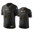Men & Youth #17 Josh Allen Buffalo Bills Black Golden Edition Jersey