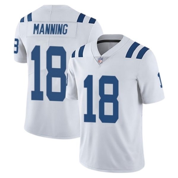 Men & Youth #18 Peyton Manning Indianapolis Color Rush Limted White Jersey