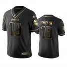 Men & Youth #19 Adam Thielen Minnesota Vikings Black Golden Edition Jersey