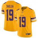 Men & Youth #19 Adam Thielen Minnesota Vikings Color Rush Limited Yellow Jersey