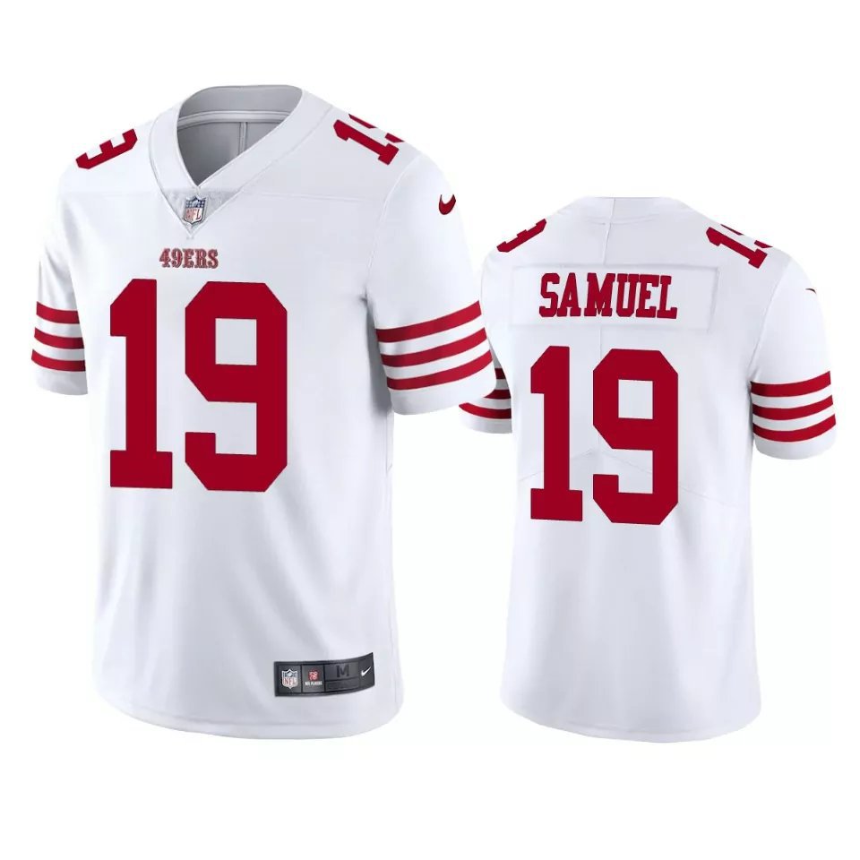 Men & Youth #19 Deebo Samuel San Francisco 2022-23 Color Rush Limited White Jersey
