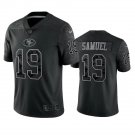 Men & Youth #19 Deebo Samuel San Francisco 49ers Black Reflective Limited Jersey