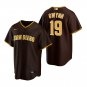 Men & Youth #19 Tony Gwynn San Diego Padres Brown Road Cool Base Jersey