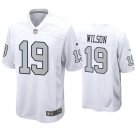 Men & Youth #19 Tyree Wilson Las Vegas Raiders White Stitched Jersey