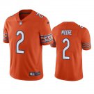 Men & Youth #2 D.J. Moore Chicago Bears Color Rush Vapor Limited Orange Jersey