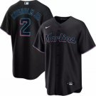 Men & Youth #2 Jazz Chisholm Miami Marlins Cool Base Black Jersey