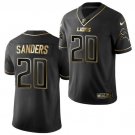 Men & Youth #20 Barry Sanders Detroit Lions Black Golden Edition Jersey