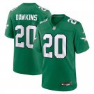 Men & Youth #20 Brian Dawkins Philadelphia Eagles 2023 Alternate Game Green Jersey