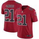 Men & Youth #21 Deion Sanders Atlanta Falcons Color Rush Limited Red Jersey