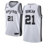 Men & Youth #21 Tim Duncan San Antonio Spurs Association Edition White Jersey