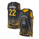 Men & Youth #22 Andrew Wiggins Golden State Warriors 2022-23 City Edition Black Jersey