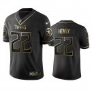 Men & Youth #22 Derrick Henry Tennessee Black Golden Edition Jersey