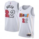 Men & Youth #22 Jimmy Butler Miami Heat 2022-23 City Edition Mashup Vol.2 White Jersey