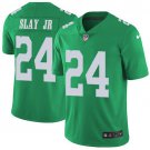 Men & Youth #24 Darius Slay Jr Philadelphia Eagles Color Rush Limited Green Jersey