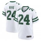 Men & Youth #24 Darrelle Revis New York Jets Legacy White Jersey