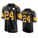 Men & Youth #24 Joey Porter Jr. Pittsburgh Steelers Alternate Black Jersey