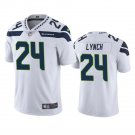 Men & Youth #24 Marshawn Lynch Seattle Seahawks Color Rush Limited White Jersey