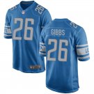 Men & Youth #26 Jahmyr Gibbs Detroit Lions Blue Game Jersey