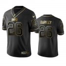 Men & Youth #26 Saquon Barkley New York Black Golden Edition Jersey
