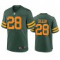 Men & Youth #28 A.J. Dillon Green Bay Packers Green Alternate Game Jersey