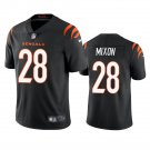 Men & Youth #28 Joe Mixon Cincinnati Bengals Color Rush Vapor Limited Black Jersey