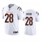 Men & Youth #28 Joe Mixon Cincinnati Bengals Color Rush Vapor Limited White Jersey