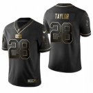 Men & Youth #28 Jonathan Taylor Colts Black Golden Edition Jersey