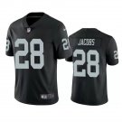 Men & Youth #28 Josh Jacobs Raiders Color Rush Limited Black Jersey