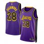 Men & Youth #28 Rui Hachimura Los Angeles Lakers Statement Edition Purple Jersey