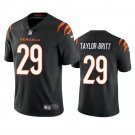 Men & Youth #29 Cam Taylor-Britt Cincinnati Bengals Color Rush Limited Black Jersey