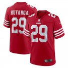 Men & Youth #29 Talanoa Hufanga Francisco 49ers Game Red Jersey