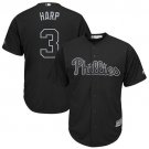 Men & Youth #3 Bryce Harper Philadelphia Phillies Weekend Black Jersey