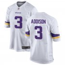 Men & Youth #3 Jordan Addison Minnesota Vikings Stitched White Game Jersey