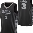 Men & Youth #3 Keldon Johnson San Antonio 2022-23 Statement Edition Black Jersey