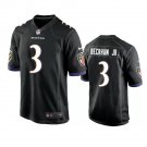 Men & Youth #3 Odell Beckham Jr. Baltimore Ravens Stitched Black Game Jersey