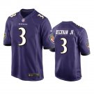 Men & Youth #3 Odell Beckham Jr. Baltimore Ravens Stitched Purple Game Jersey