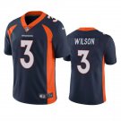 Men & Youth #3 Russell Wilson Denver Broncos Color Rush Limited Navy Blue Jersey