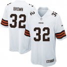 Men & Youth #32 Jim Brown Cleveland Browns White Game Jersey