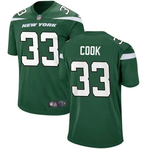Men & Youth #33 Dalvin Cook New York Jets Game Green Jersey