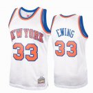 Men & Youth #33 Patrick Ewing New York Knicks Throwback Edition White Jersey