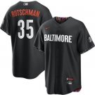 Men & Youth #35 Adley Rutschman Baltimore Orioles City Connect Cool Base Black Jersey