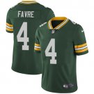 Men & Youth #4 Brett Favre Green Bay Packers Color Rush Limited Green Jersey