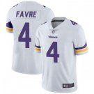 Men & Youth #4 Brett Favre Minnesota Vikings Color Rush Limited White Jersey