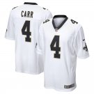Men & Youth #4 Derek Carr New Orleans Saints Game White Jersey