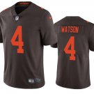 Men & Youth #4 Deshaun Watson Cleveland Browns Color Rush Limited Brown Jersey