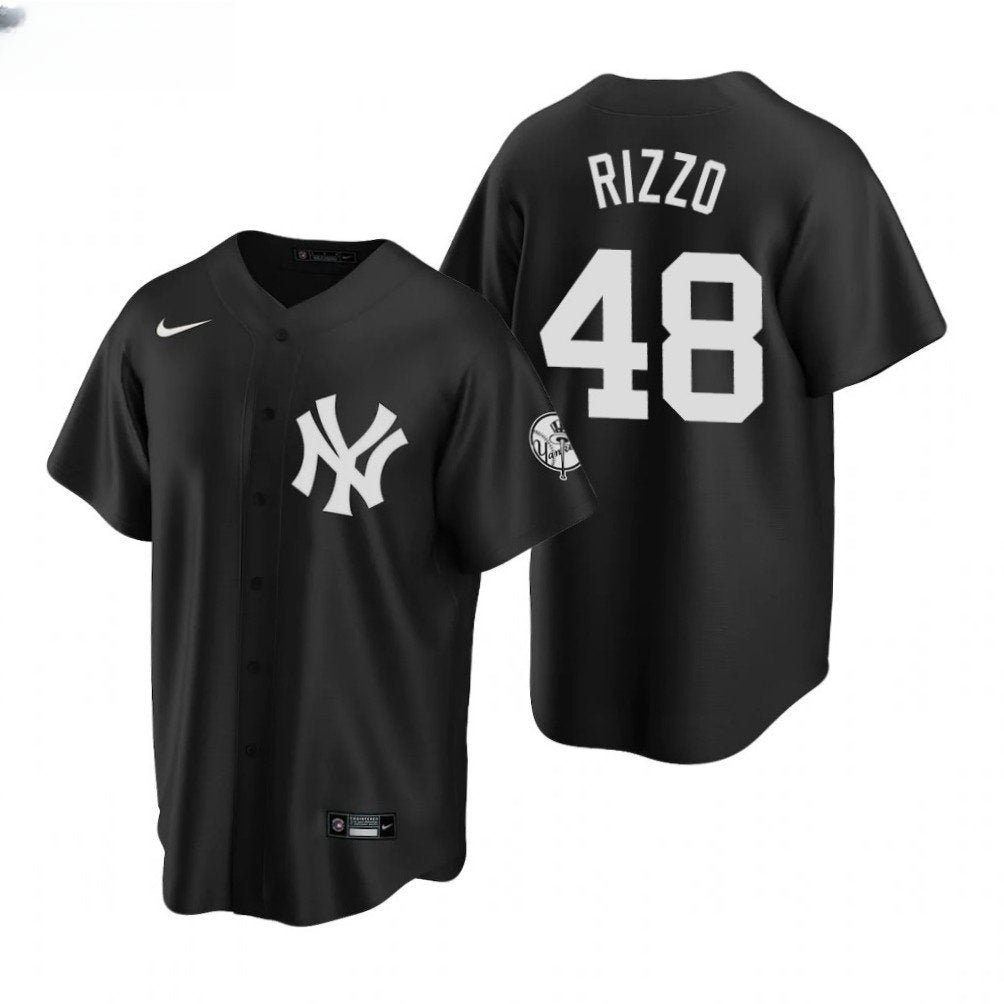 Men & Youth #44 Anthony Rizzo New York Yankees Black Fashion Cool Base Jersey
