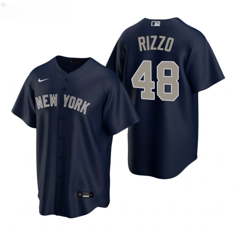 Men & Youth #44 Anthony Rizzo New York Yankees Navy Blue Alternate Cool Base Jersey